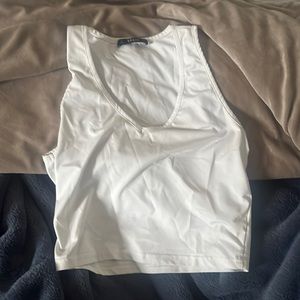 white tanktop